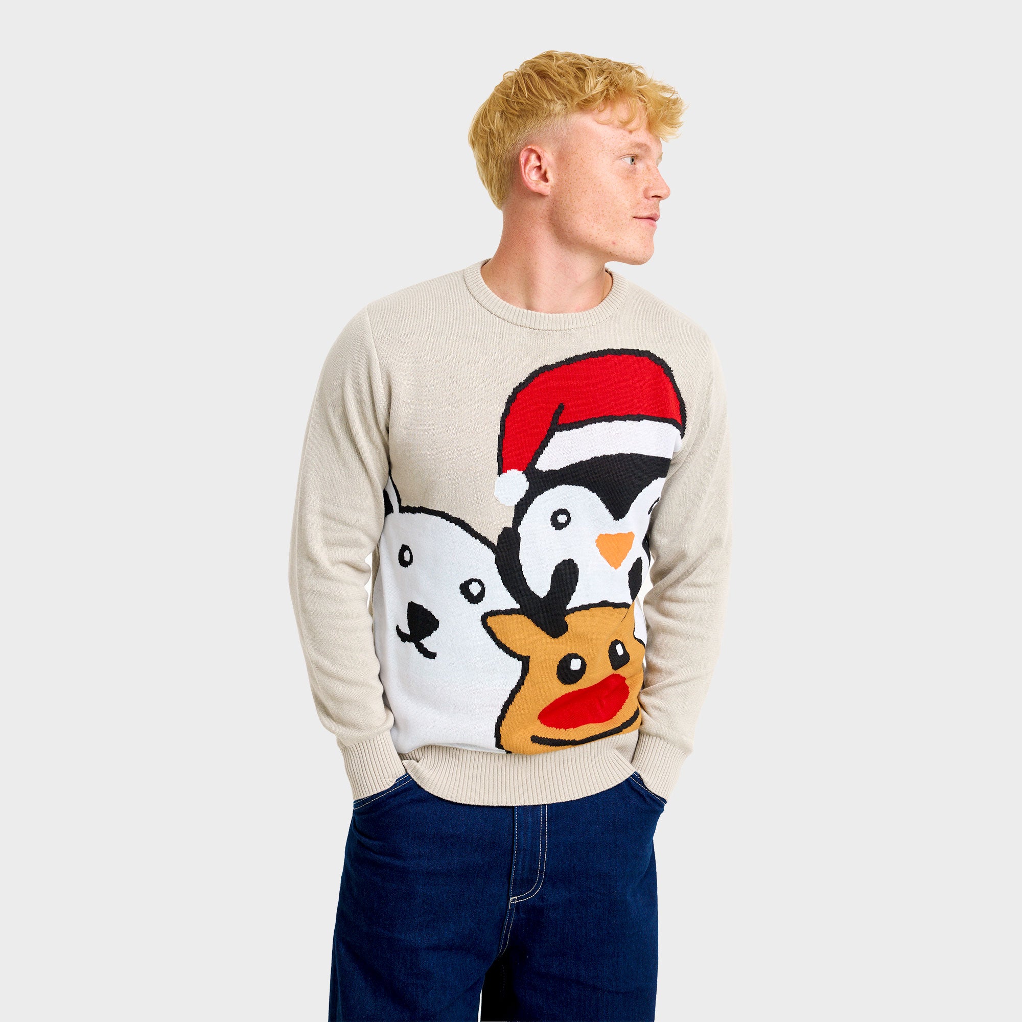 Dyrejulesweater - Herre